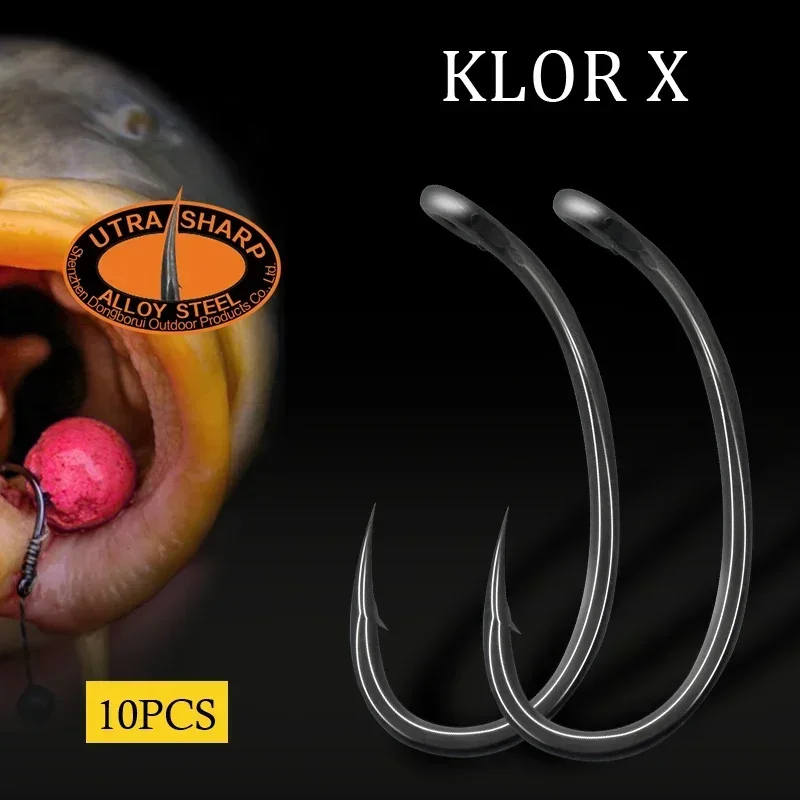 Fishing Hook Barbless - 10 pz Gancio Da Pesca Alla