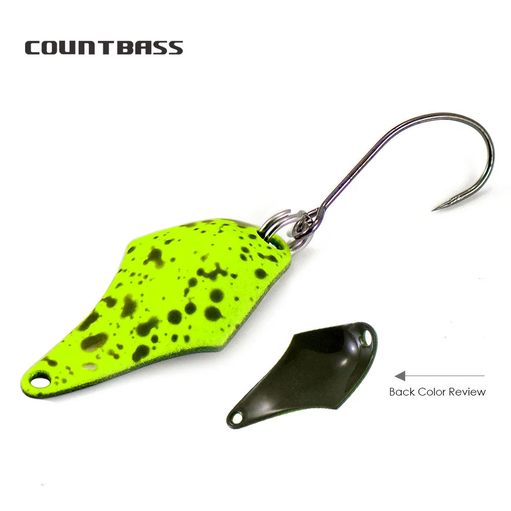 Fishing Hook Barbless - COUNTBASS 5/64oz 2g Cucchiaio da lancio