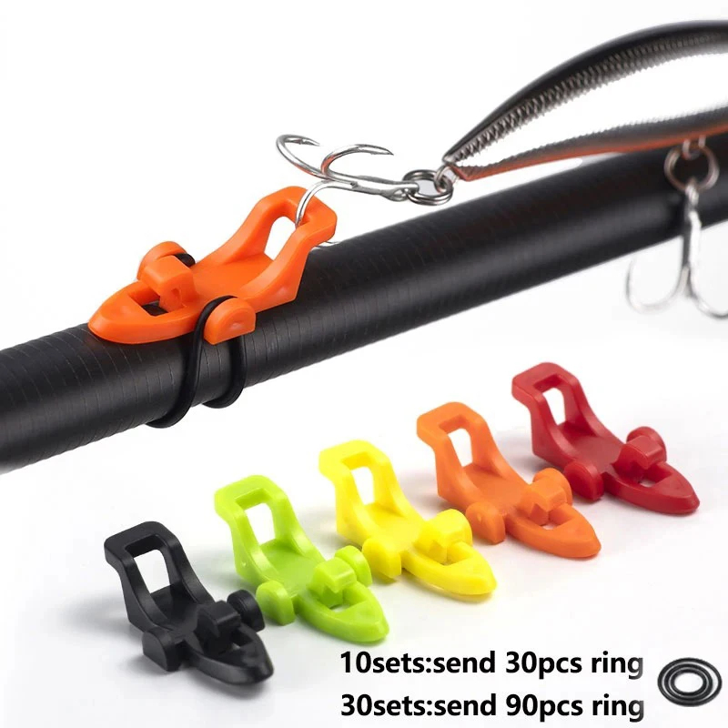 Fishing Hook Jig - 10 Pezzi Porta Amo da Pesca,