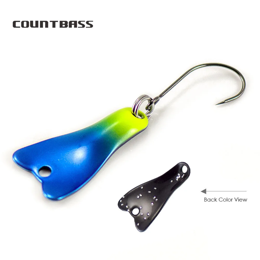 Fishing Hook Barbless - COUNTBASS 5/64oz 2g Cucchiaio da lancio