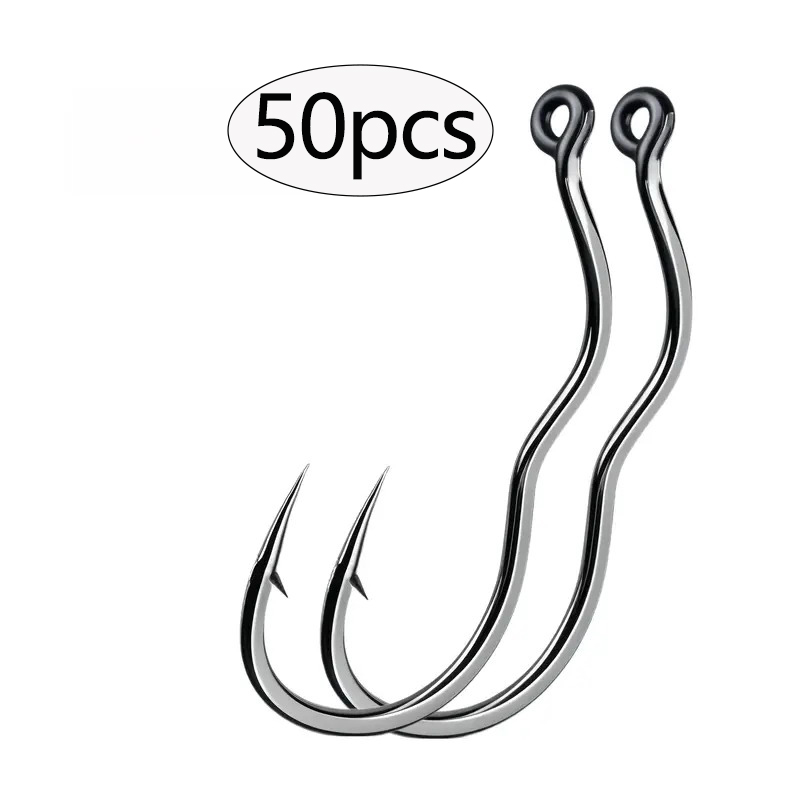 Fishing Hook Circle - 50 pezzi durevole vibrazione automatica amo