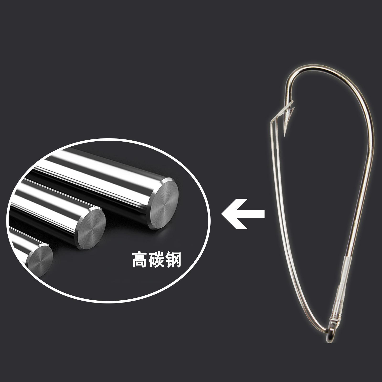 Fishing Hook Weedless - Ami da Pesca Anti-Erba in Acciaio