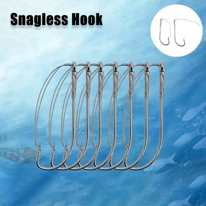 Fishing Hook Weedless - 20/40 pezzi ganci a vite senza