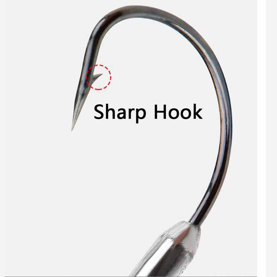 Esca per vermi morbida da 5 pe - Fishing Hook Offset recensione e prezzo