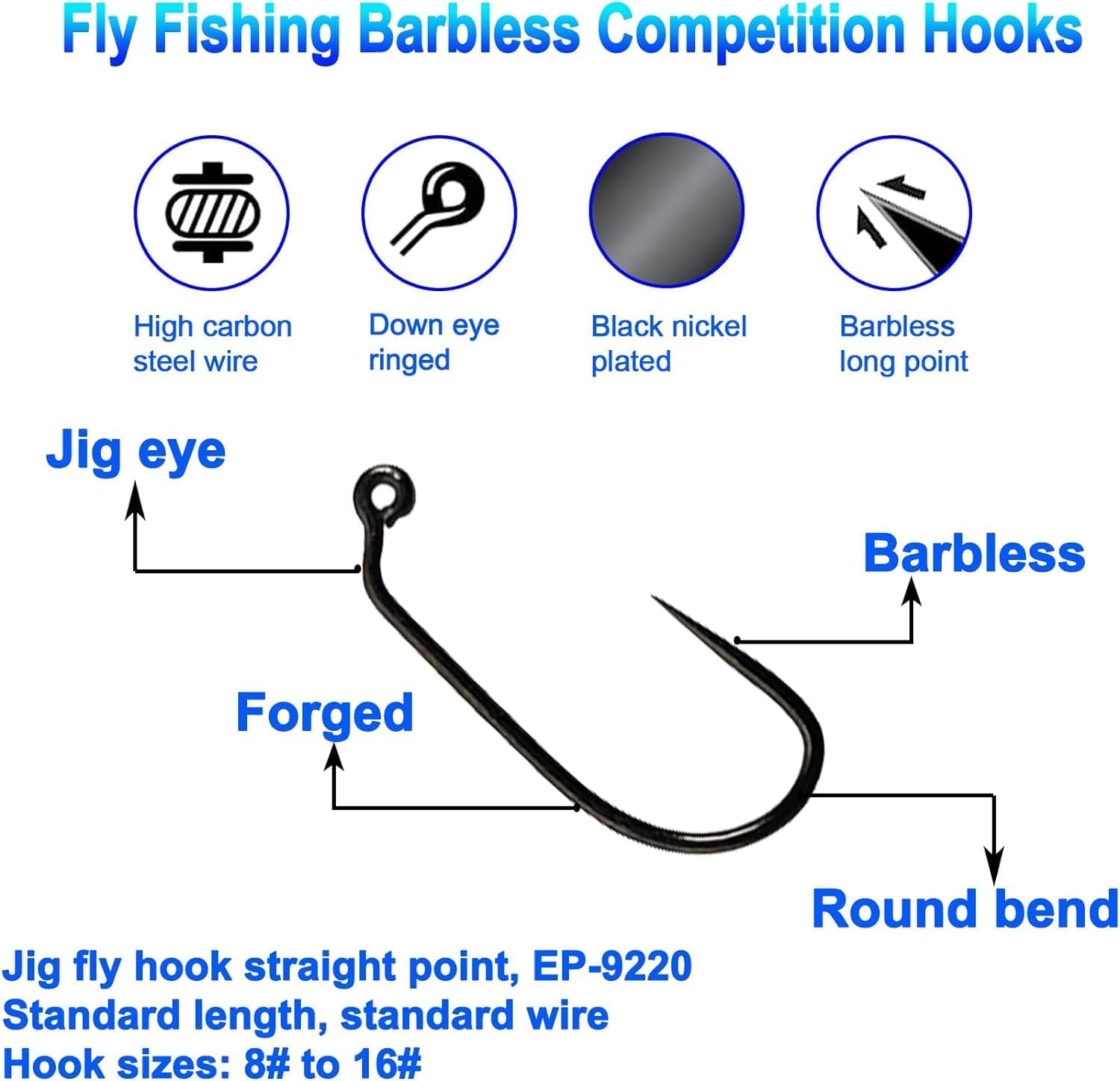 Aventik Eupheng 100 Pezzi Ami  - Fishing Hook Barbless recensione e prezzo