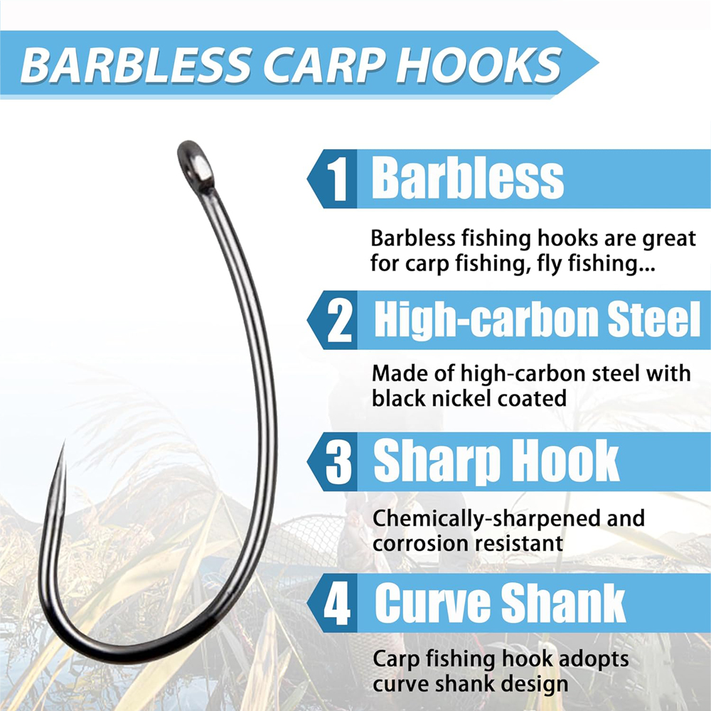 180PCS ami da pesca senza ardi - Fishing Hook Barbless recensione e prezzo