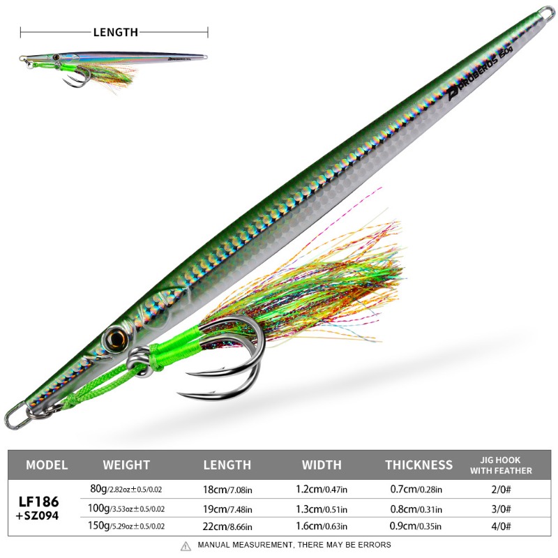Esca Artificiale 2026 Long Cas - Fishing Hook Jig recensione e prezzo