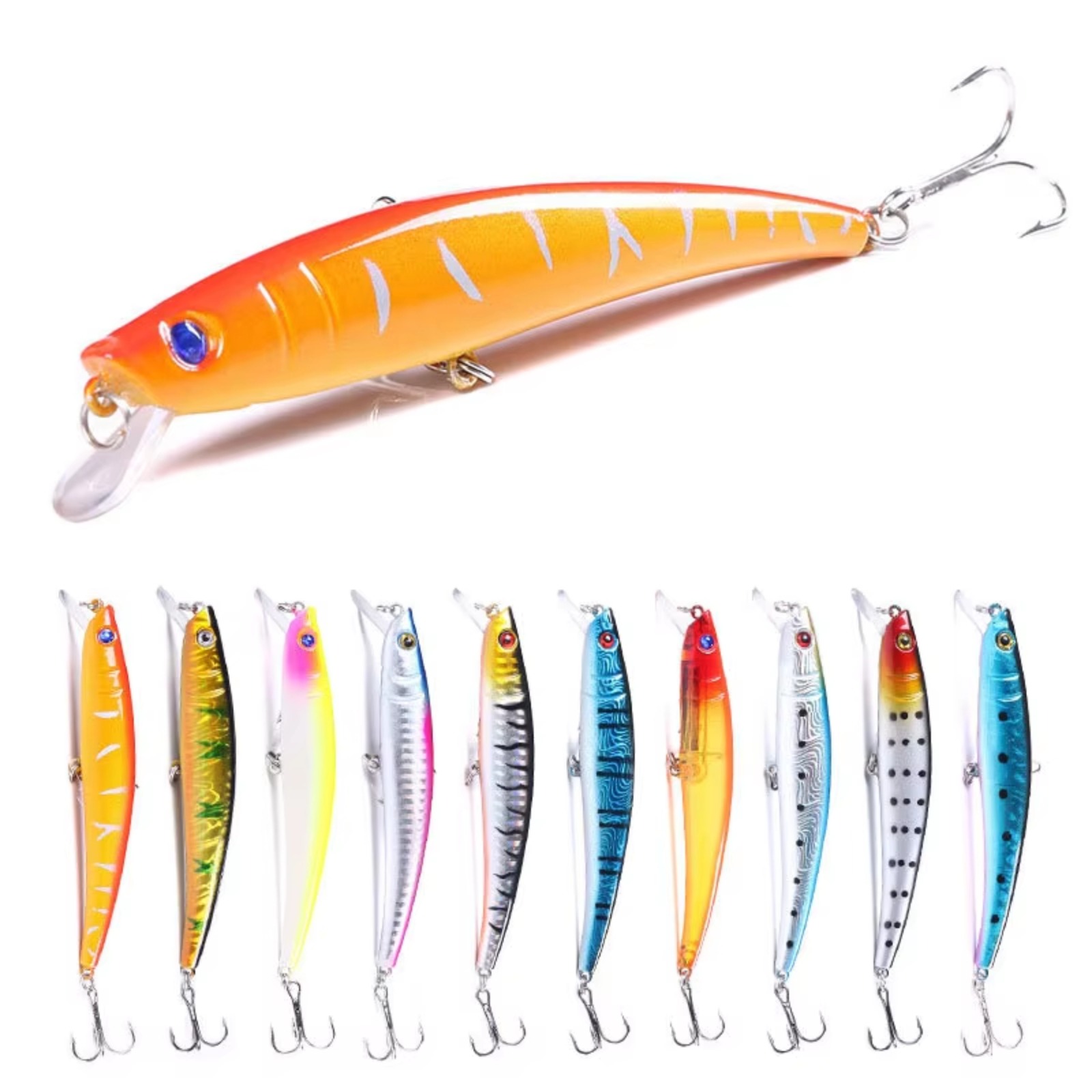 Esca Artificiale Minnow 110mm  - Fishing Hook Treble recensione e prezzo