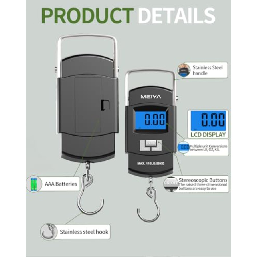 Bilancia digitale per pesca Fi - Fishing Hook Stainless Steel recensione e prezzo