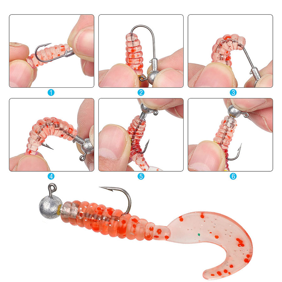 Amo da pesca con testa jig da  - Fishing Hook Offset recensione e prezzo