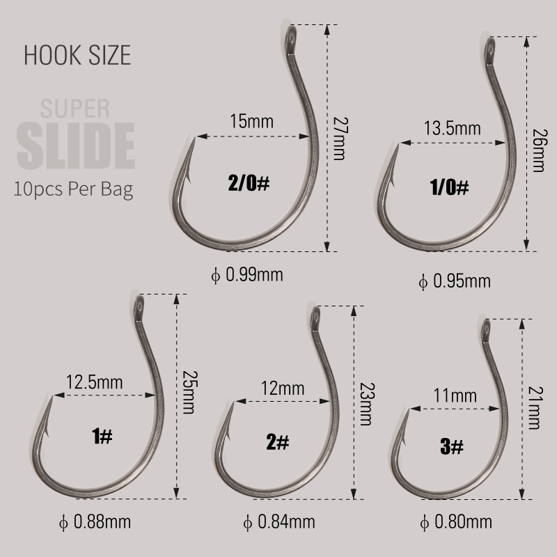 LUREHOLIC PTFE Super Slide Wac - Fishing Hook Assortment recensione e prezzo