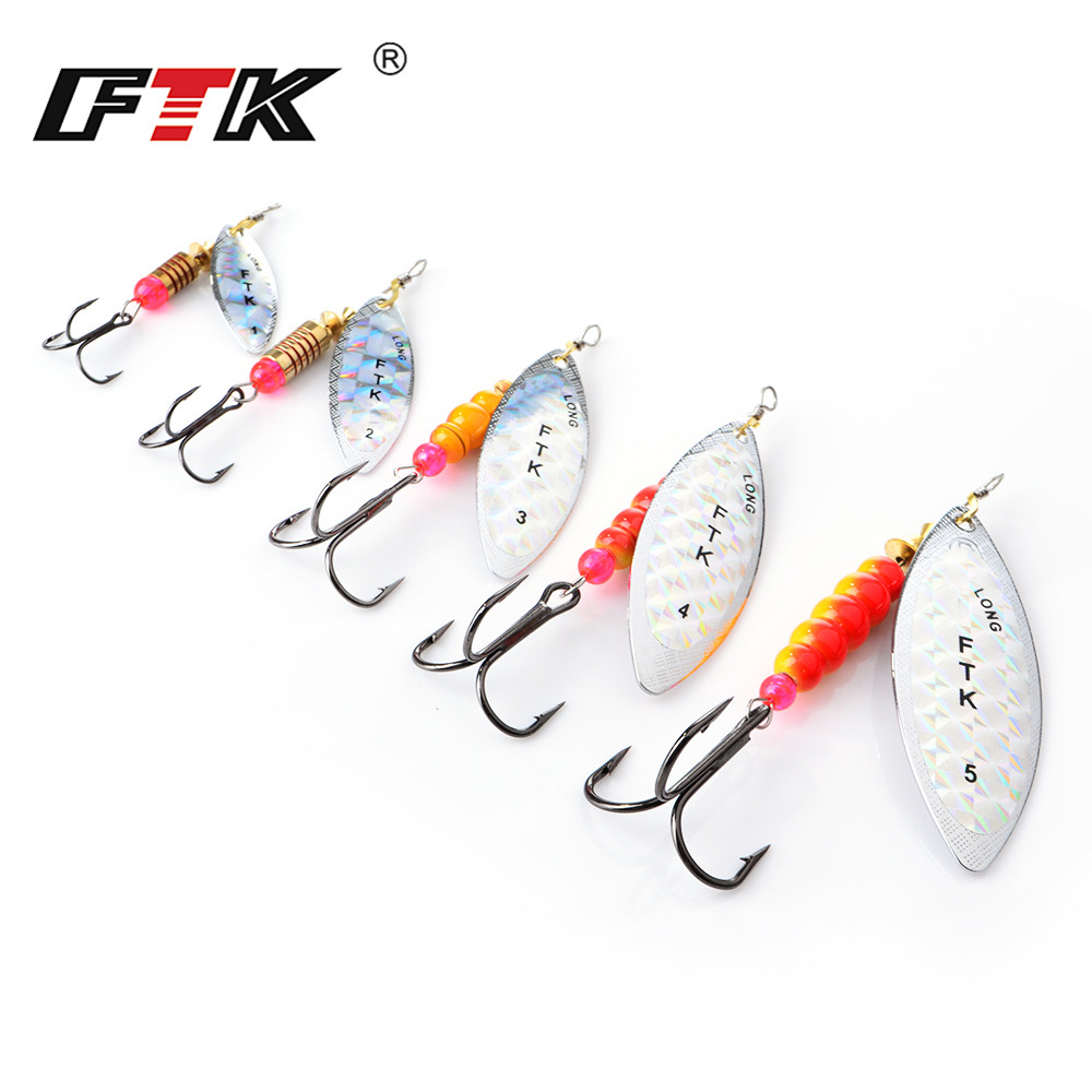 FTK Spinner Bait 4G/7G/12G/18G - Fishing Hook Treble recensione e prezzo