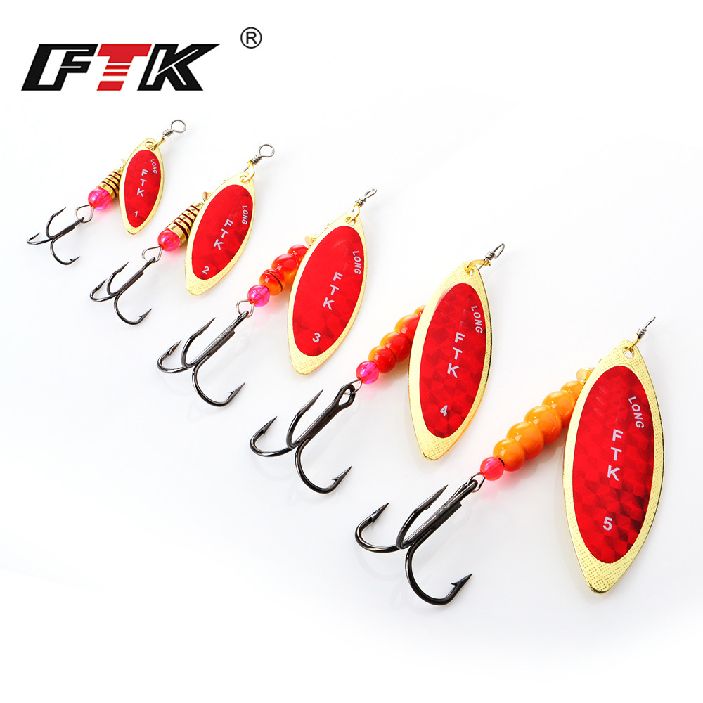 FTK Spinner Bait 4G/7G/12G/18G - Fishing Hook Treble recensione e prezzo