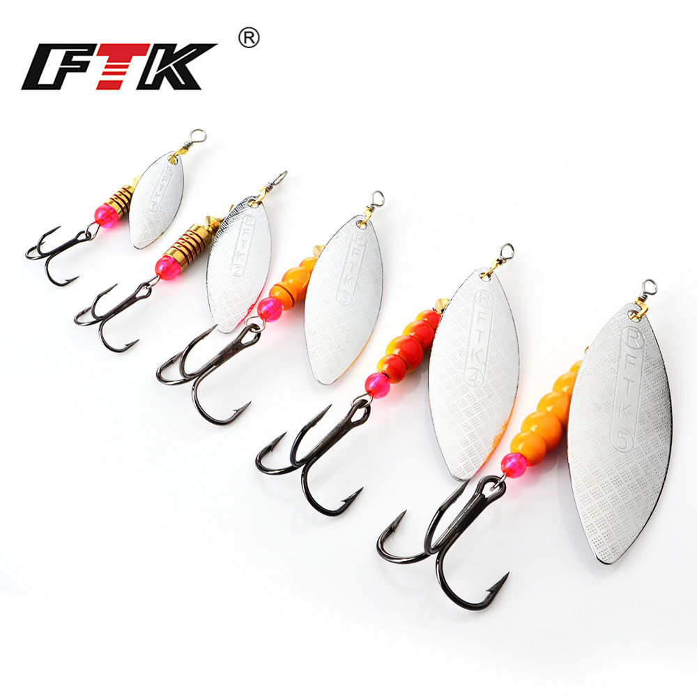 FTK Spinner Bait 4G/7G/12G/18G - Fishing Hook Treble recensione e prezzo