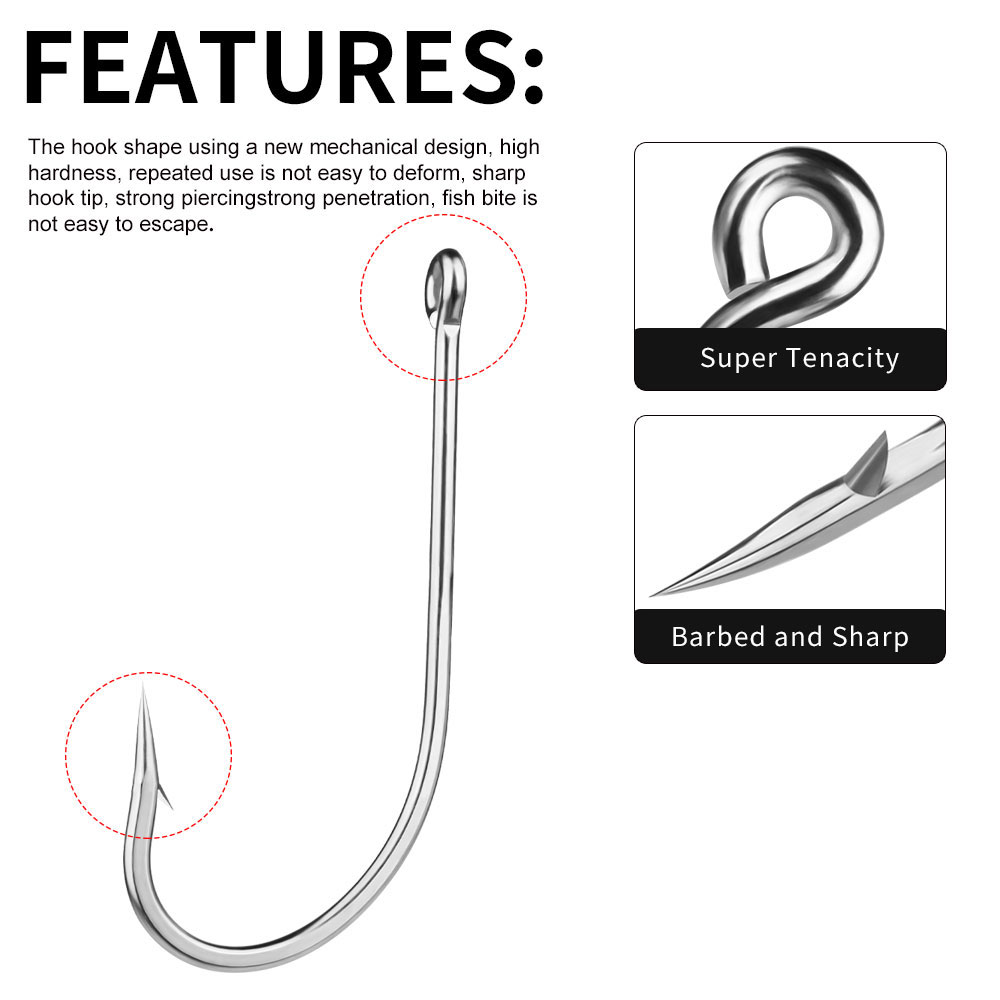 Proberos 20 pezzi ami da pesca - Fishing Hook Stainless Steel recensione e prezzo