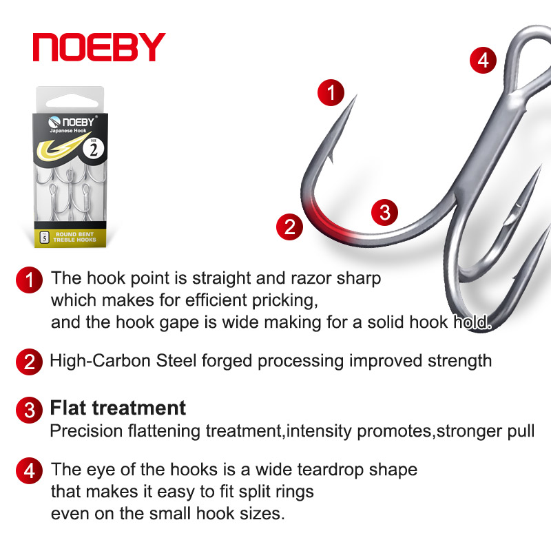 Noeby Ami da pesca in acciaio  - Fishing Hook Offset recensione e prezzo