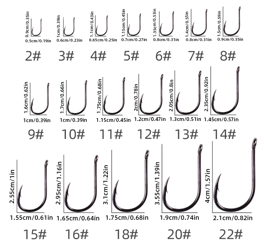 Aorace 100 pz/scatola Ami da p - Fishing Hook Circle recensione e prezzo
