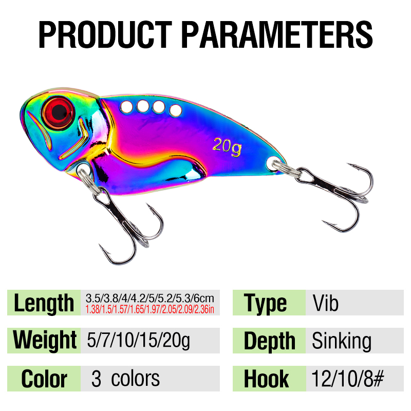 3 Pezzi Esche Artificiali VIB  - Fishing Hook Treble recensione e prezzo
