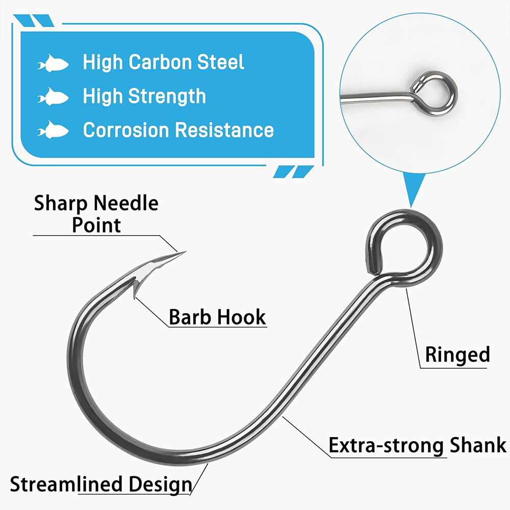 70 pezzi da pesca in linea gan - Fishing Hook Offset recensione e prezzo