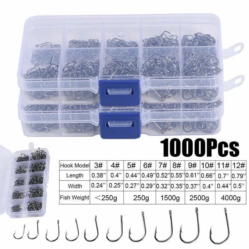 50-1600 pezzi/scatola ami da p - Fishing Hook Assortment recensione e prezzo