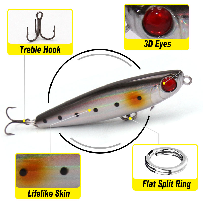 TacklePRO PE05 Pencil lure sti - Fishing Hook Assortment recensione e prezzo