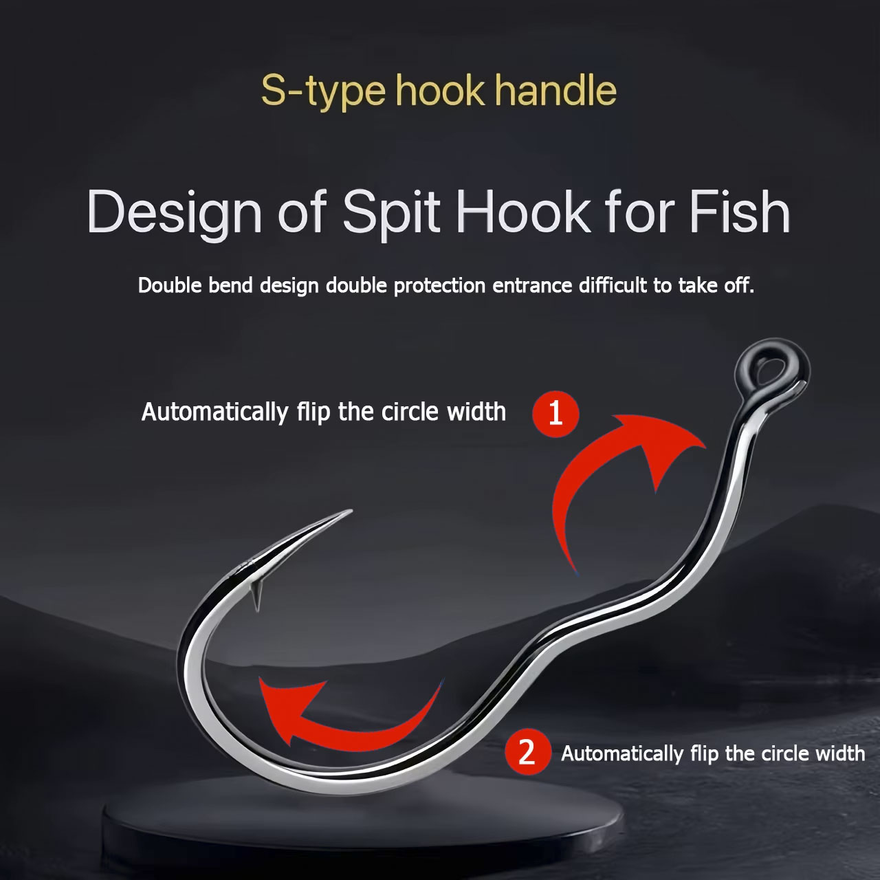 50 pezzi durevole vibrazione a - Fishing Hook Circle recensione e prezzo