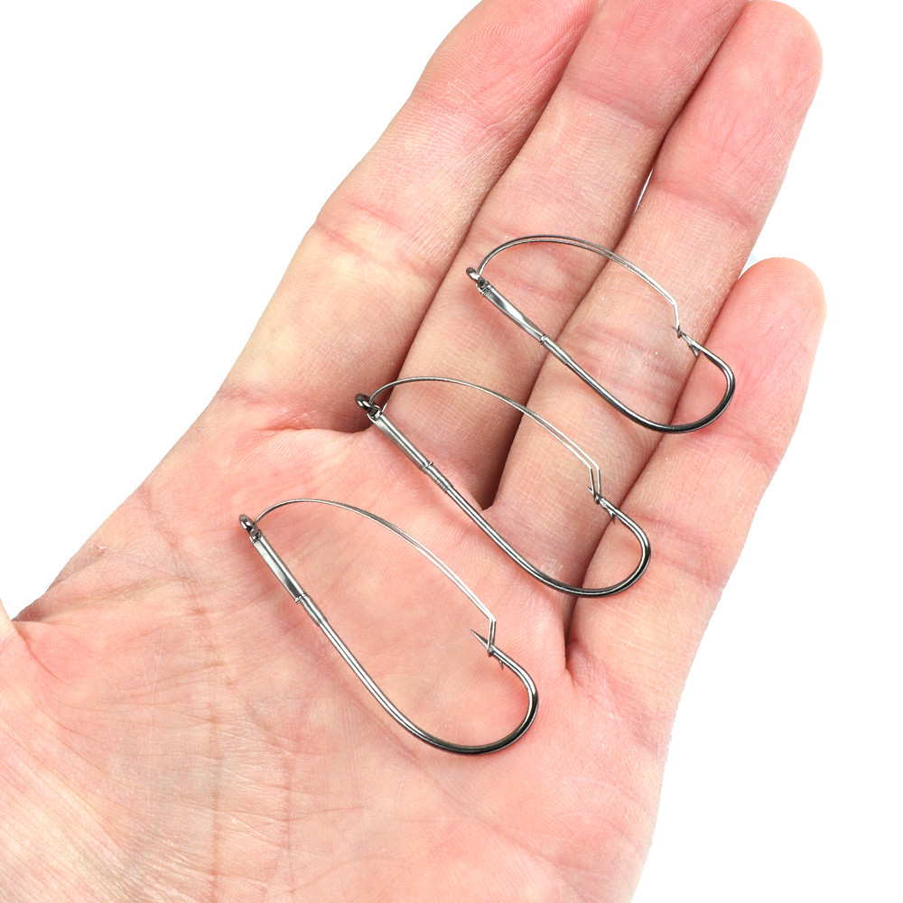10 pz/scatola da pesca Wacky W - Fishing Hook Weedless recensione e prezzo