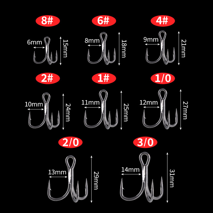 Amo da pesca triplo 6X Forte a - Fishing Hook Assortment recensione e prezzo