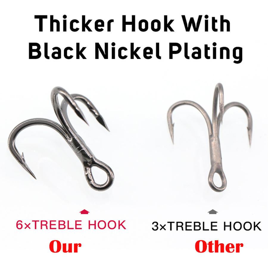 Amo da pesca triplo 6X Forte a - Fishing Hook Assortment recensione e prezzo